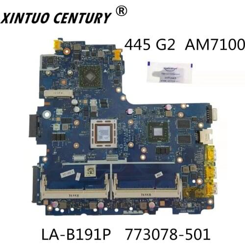 For HP 445 G2 455 G2 Laptop Motherboard 773078-601 773078-501 773078-001 LA-B191P W/A8-7100 CPU 216-0858030 100% test