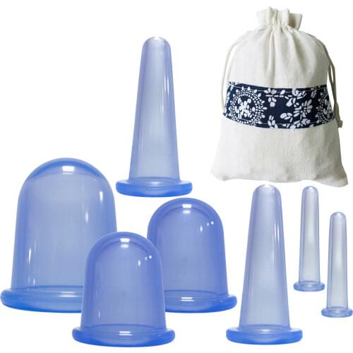 Silicone Anti Cellulite Cup Vacuum Massage suction Cups Body Pain Relief Roller Manual Suction Cups Cupping Therapy