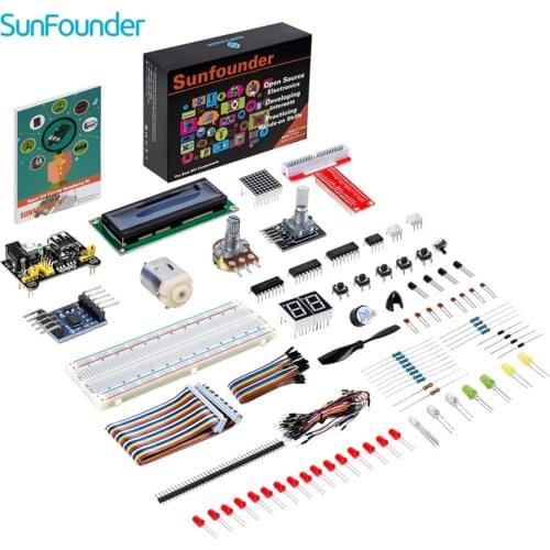 SunFounder Super Starter Kit V2.0 for Raspberry Pi 4B 3B+ 3B 2B and 1B+ Diy Kit