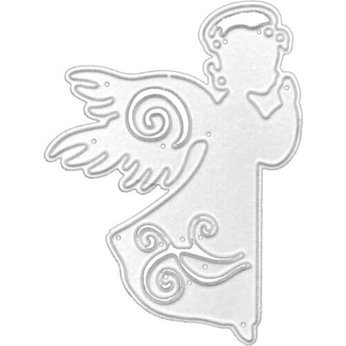 Cute Cartoon Fairy Angel Carbon Steel Cutting Dies DIY Scrapbooking Photo Album Embossing Paper Cards Making Stencil Decorative