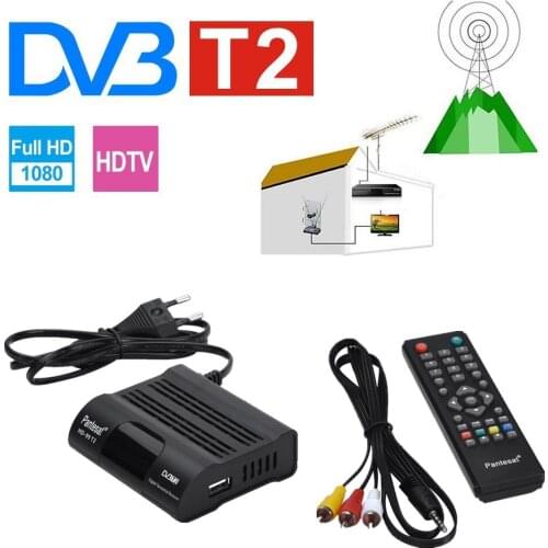 DVBT2 Set-top Box H.265 HD TV BOX DVB-C Tuner DVB-T2 Tuner Digital Receiver 1080P Full HD TV Receiver