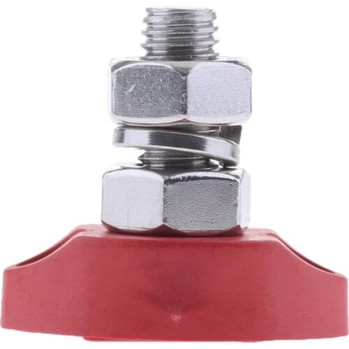 Universal Junction Block Power Post Set Insulated Terminal Stud Red 8mm Used In Marine/Boat/Yachts/Car/Truck/RV Etc