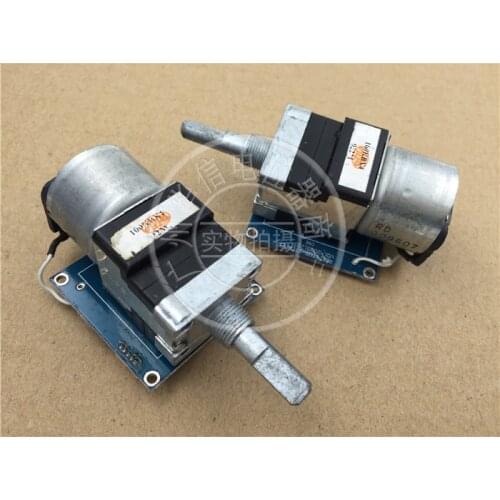 [VK] Used in Japan ALPS RK168 B100KX4 quadruple potentiometer with motor handle length 25MM B100K switch