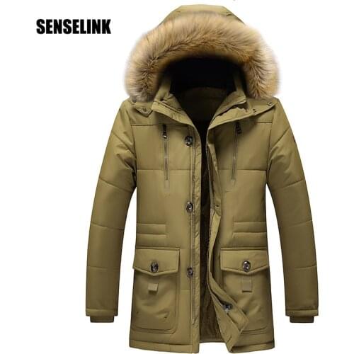 2020 Zipper Mens Winter Jacket Parka Hoodies Coat Hooded Warm Polyester Fashion Casual Large Mens Jackets Oversize Clothing 7XL