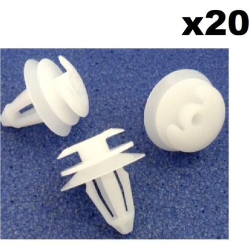 20x For Rover 75 Door Panel Trim Clips- Plastic Fastener / Door Card Retainer Clips