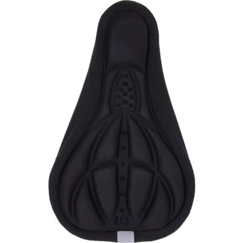 3D Soft Thickened Bicycle Seat Breathable Bicycle Saddle Seat Cover Comfortable Foam Seat Mountain Bike Cycling Pad Cushion Cove