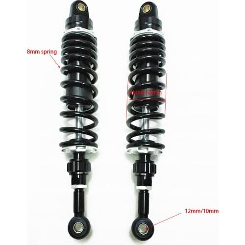 One pair 375mm Motorcycle Shock Absorber Rear Suspension for HONDA YMAHA SUZUKI Kawasaki KTM ATV Street Bikes 150cc-750cc