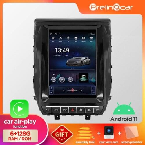 4G LTE 64G ROM Vertical screen android car gps multimedia video radio player for New Toyota Land cruiser 2016 17 car navigaton