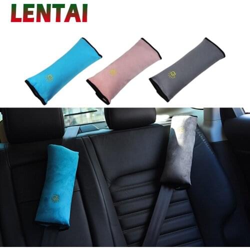 LENTAI For Kia rio ceed sportage 2017 cerato Suzuki swift grand vitara Abarth 1PC Car seat Child sleep safety belt shoulder pads
