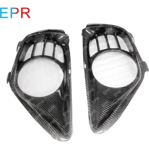 For Nissan GTR R35 MCR Style Carbon Fiber Exhaust Suround Body Kit Tuning Part For R35 GTR Glossy Fibre Racing Accessories Trim