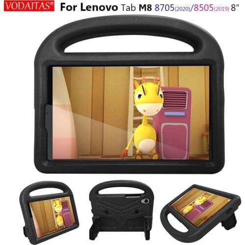 EVA Kids Shockproof Case for Lenovo Tab M8 FHD TB-8705F TB-8705N Handle Stand Cover for Tab M8 HD TB-8505F TB-8505X TB-8505FS