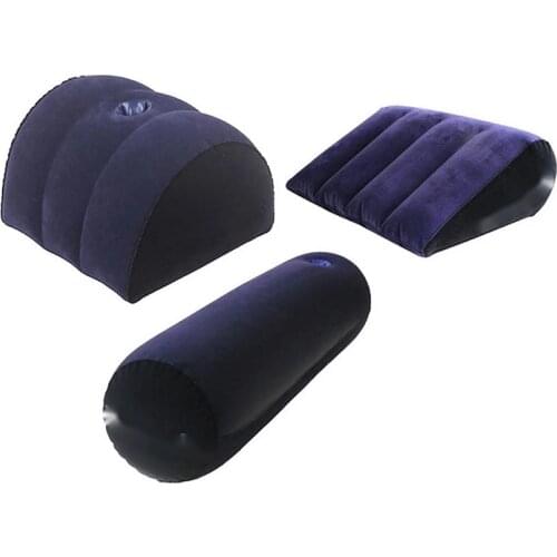 Flocking Inflatable Sex Love Pillow For Women Men Couples Love Positions Cushione Sex Gift Furniture Erotic Adult Games Toys