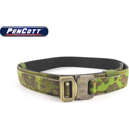 TMC Shooter Hard 1.5 Inch Mens Military Belts Buckle Belt Unisex Military Belt PenCott GreenZone(SKU050668)