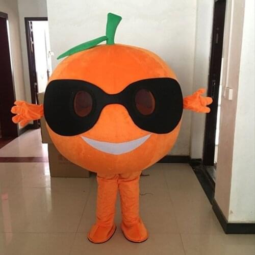 Orange Mascot Costume Cosplay Party Game Dress Outfit Advertising Christmas Halloween Party Event Cartoon Cosplay Apparel