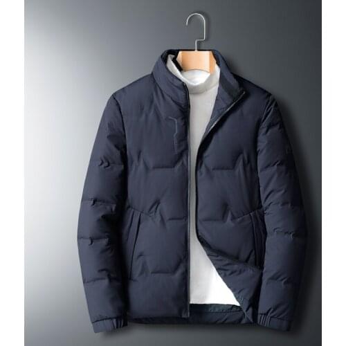 4XL 5XL 6XL 7XL 8XL mens business casual stand-collar down jacket winter classic brand clothing thick warm fashion down jacket