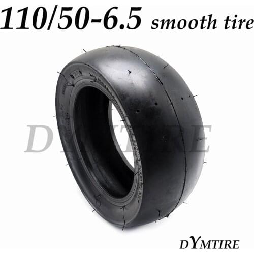 11 Inch 110/50-6.5 Slick Drift Tire Smooth Vacuum Tyre for Electric Scooter 47/49CC Mini Racing Motorcycle Rear Wheel Parts