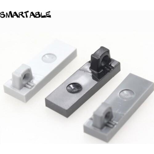 Smartable Plate Hinge Tile 1x3 Locking with 1 Finger on Top Building Blocks Brick MOC Parts DIY Toys Compatible 44300 40pcs/set