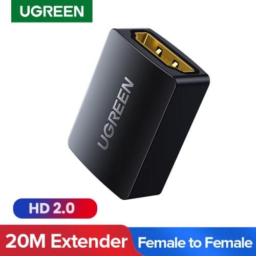 UGREEN HDMI-compatible Coupler 4K Adapter Female to Female Connector 3D 4K 1080P Extender for Nintendo Switch HDMI-compatible