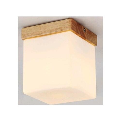 Modern minimalist warm white frosted glass ceiling lights Creative exquistie LED E27 lamp for bar&corridor&porch&stairs AOMJ002