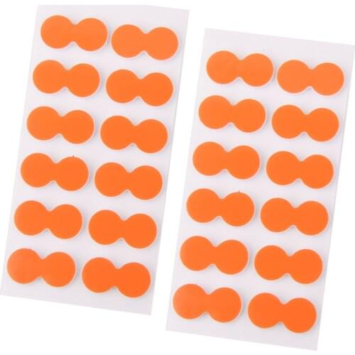 Pack Of 24 Self-adhesive Foam Pinch On Strike Indicator Fly Fishing For Fishermen Fishing Tackle Orange