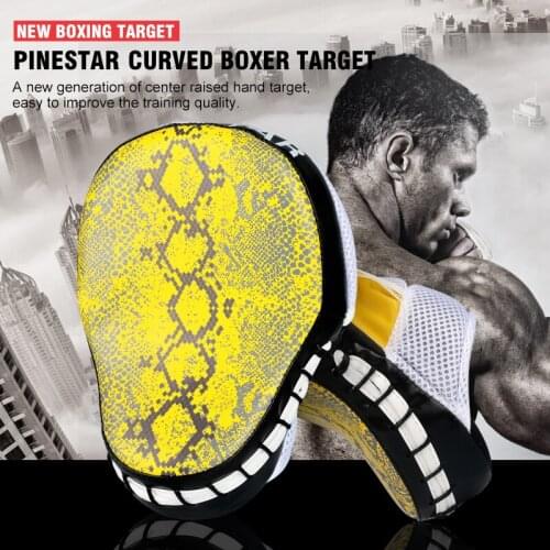 High Quality PU Foam Boxer Target Pads Boxing Gloves Focus Mitts for Muay Thai Kick Boxing MMA Training Thai Boxing Hand Target