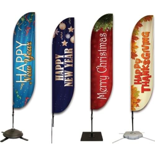 Wisonflag Outdoor Feather Flag Customized Full Color Flying Banner