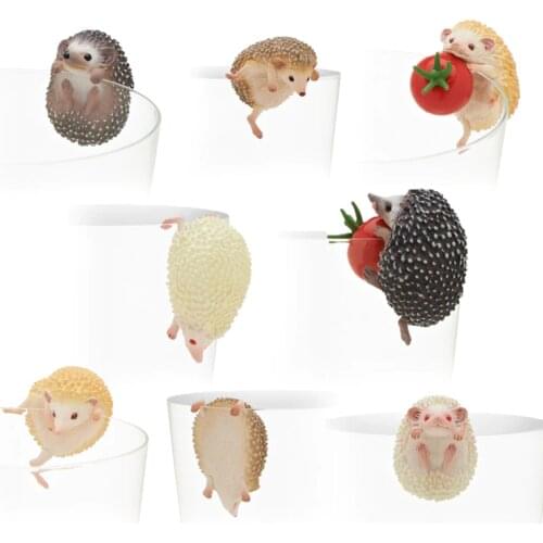 Japan original capsule toys cute pets mini Hedgehog PUTITTO glass gashapon figures desktop Kids Toy