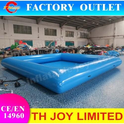 Free air ship to door! big inflatable pool, 5*5m commercial rental inflatable swimming water pool, cheap water pool