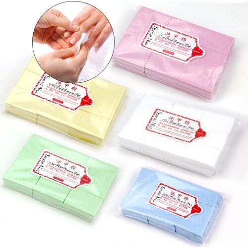 Lint-Free Wipes Napkins Nail Polish Remover Gel Nail Wipes Nail 100% Cutton Manicure Pedicure Gel Polish Remover Nail Art Tool