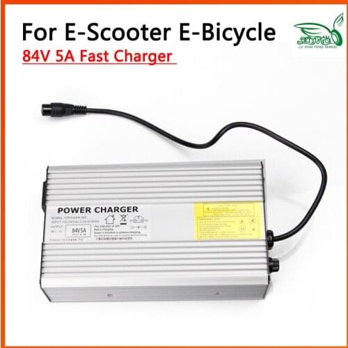 84V 5A Fast Charger Efficiency Charging Device Suitable For Electric Scooter Bicycle Unicycle Skateboard INPUT 100-240V Zero 11X