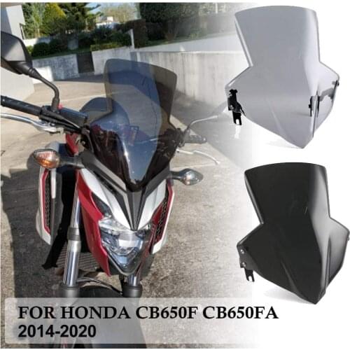 Windscreen For Honda CB650F CB 650F 650 F 2014 2015 2016 2017 Windshield Shield Screen Wind deflector Fly Screen Flyscreen