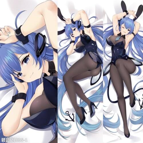 Anime Azur Lane New Jersey Dakimakura 2WAY Hugging Body Pillow Case Cosplay Japanese Game Otaku Pillow Cushion Cover Gifts