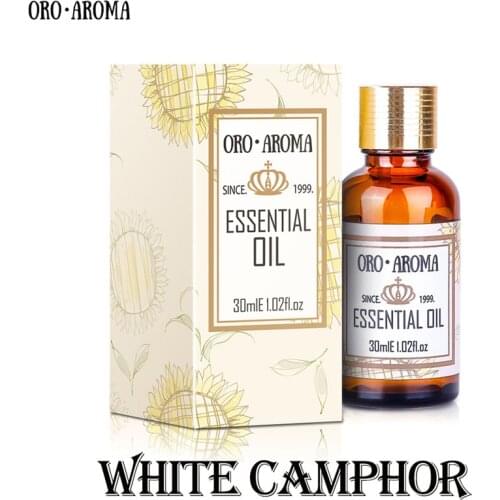 Famous brand oroaroma natural White Camphor Essential Oil relieve itching Deodorant Insecticidal Reduce neuralgia Camphor Oil