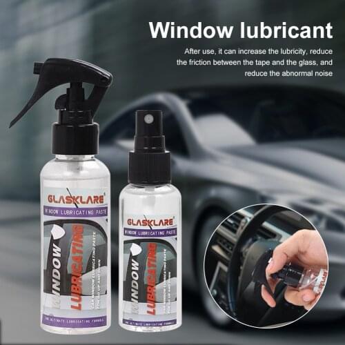GLASKLARE 50ml/100ml Door Rubber Strip Window Lubricant Derusting Eliminate Noise Sunroof Screw Car Mirror Spray Car Maintenance