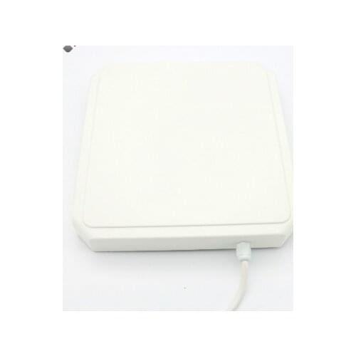 Impinj r2000 chip integrated UHF RFID reader 1-10m long range antenna reader integrated antenna RS232/485 Wiegand with Free SDK