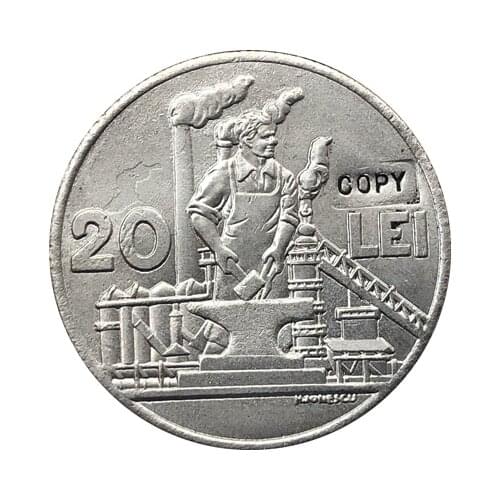 1951 Romania 20 Lei Aluminium Copy coins 26mm