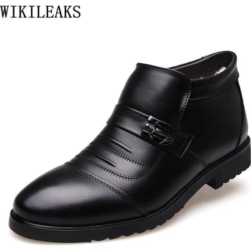 Mens Loafers Slip on Shoes Men Ankle Boots Men Dress Shoes Snow Boots for Men Male Office Shoes Wedding Dress Zapatos Hombre