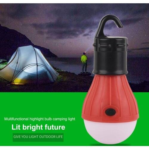Mini Portable Lantern Tent Light Lamp LED Emergency Lamp Waterproof Hanging Hook Flashlight For Outdoor Camping