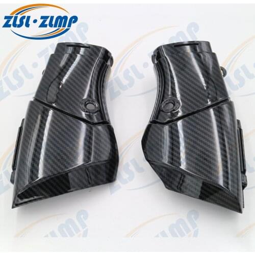 Motorcycle Ram Air Intake Pipe Carbon Fiber Color Cover For Yamaha YZF R1 09 10 11 12 13
