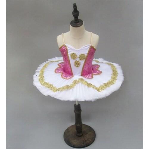 Professional Ballet Skirt Little Swan Sequin Girls Sling Performance Sarong Tutu Skirt Children Tutu Skirt Costume