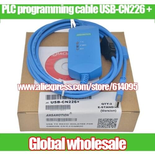 PLC programming cable USB-CN226 + for Omron / USB TO RS232 ISOLATED FOR OMRON CS / CJ / CQM1H / CPM2C Electronic Data Systems