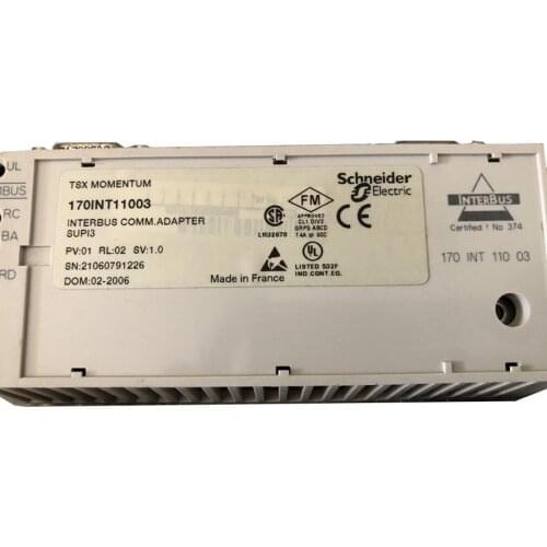 Schneider Electric TSX momentum 170INT11003 Interbus Comm. Adapter SUPI3 Used In Good Condition