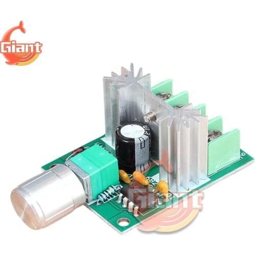DC 6V-12V 6A Fan Speed Controller PWM DC Motor DC Governor Voltage Regulator Stepless Variable Speed Control Switch Smooth Start