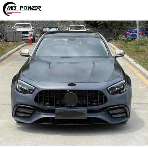 High Quality Automobiles Body Parts Bodykits Exterior Body Set Hood Grille Front Bumper for E Class W213 E63