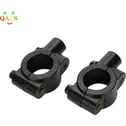 1Pc 10mm 7/8" Motorcycle Rearview Handlebar Mirror Mount Holder Adapter Clamp