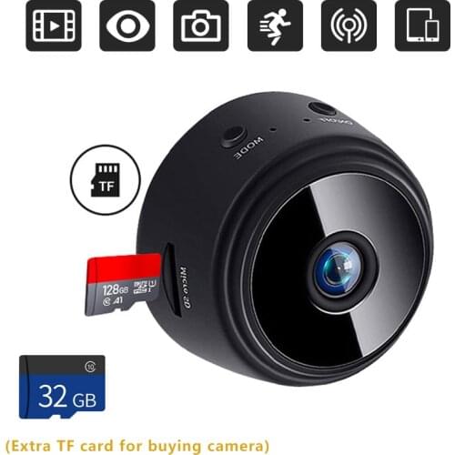 1080P HD Mini IP WIFI Camera Camcorder Home Security DVR Night Vision Video Small Camera Camcorder Free 32G TF Card