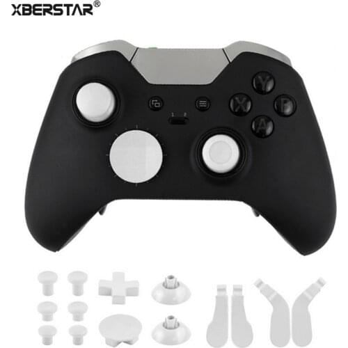 16pcs Spare Parts for Xbox One Elite Wireless Controller Gamepad Joystick Thumb Caps Dpad crisscross screwdriver w/tool