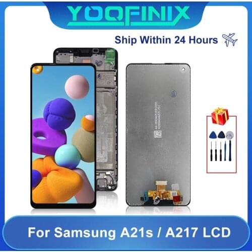 "6.5"Original For Samsung Galaxy A21S A217F A217M A217F/DSN A217N LCD Display Touch Screen Digitizer Display Replacement Parts
