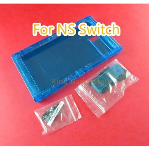 8sets/lot Replacement Hard Housing Shell Faceplate Case For Nintend Switch NS Console Front Back Faceplate Cover with button kit