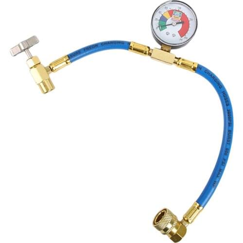 R134a Auto Air Conditioning Refrigerant Recharge Gauge Measuring Hose Automotive Supplies For Automobiles Parts For Auto Tools